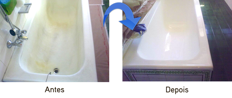 esmaltagem banheira