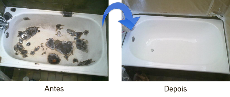 restauro banheira